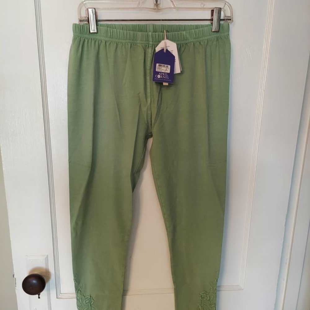 Sage Crop leggings